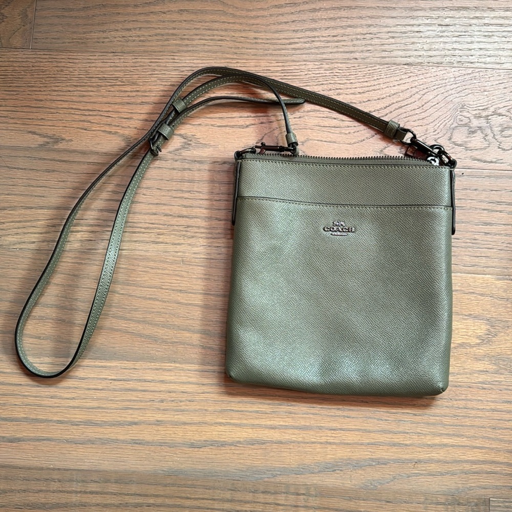 Sage Green Crossbody coach purse